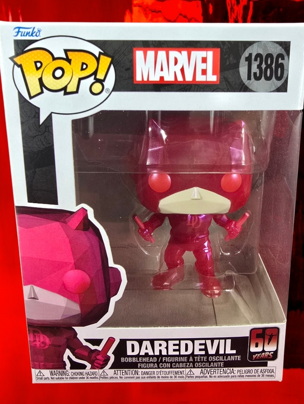 Funko Pop! Vinyl: Daredevil # 1386 (Nib) With Pop Protector